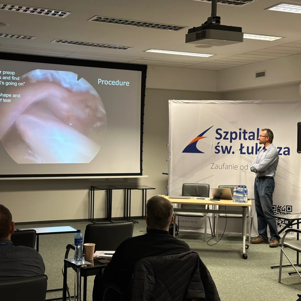 Kurs z artroskopii barku – zaawansowany – dr Roman Brzóska – Szpital św. Łukasza